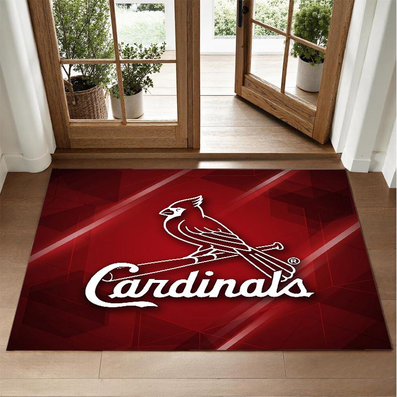 St. Louis Cardinals Design Kristall Samt Teppich Weiche Dekorative Matte für Schlafzimmer Eingang