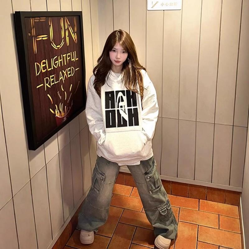 Heavyweight Hoodie Unisex Fall Winter Fleece Loose Fit Casual Streetwear Top