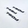 ABBD1 New Chrome Black Numbers Letters 730d 740d 745d 750d 760d ABS Emblem for 7 Series Car Trunk Exterior Decoration Logo Sticker