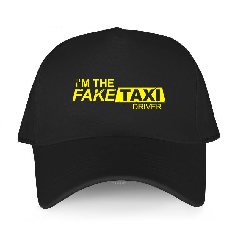 

Черная повседневная бейсболка с принтом для мальчиков FakeTaxi I m the Fake Taxi Driver, мужская и женская летняя шляпа, уличные кепки Snapback