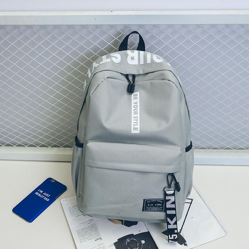 Studentský batoh Oxford Schoolbag Lehký Velkokapacitní měkký ramenní popruh Módní potisk Multifunkční batohy