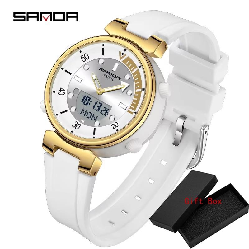 SANDA Top Luxury Fashion Sport Men's Watches Waterproof Quartz Watch Casual Wristwatch for Male Clock Relogio Masculino 3122