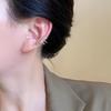 Korean Zirconia Ear Cuff: Elegant, Versatile Cartilage Clip for Women