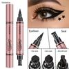 YANQINA Seal Pattern Eyeliner Double Head Eyeliner Beauty Makeup Beauty
