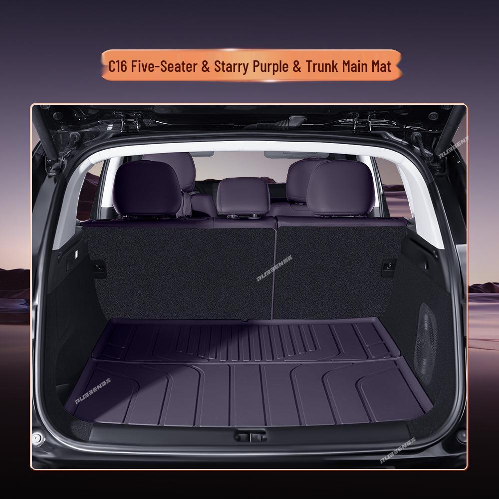 Leapmotor C16 Full Trunk Mat for 2026 Five/Six-Seater Interior Modifications
