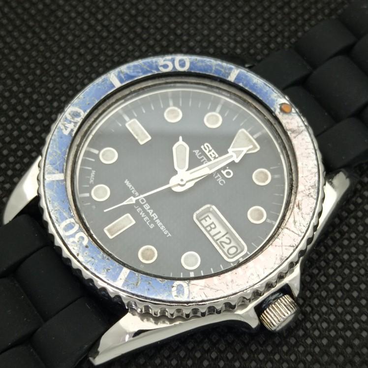 Gebrauchte Vintage-Uhr Seiko 5 Automatik 7S26A aus Japan mit originalem Zifferblatt, A415734-2, SKU621d-A415734