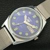VINTAGE REFURBISHED SEIKO 5 AUTOMATIC 6309A JAPAN MENS BLUE DIAL WATCH a444445-1