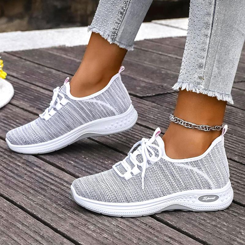 Fashion Women's Breathable Knitted Socks Sneakers Comfortable Casual Sports Shoes for Women 2025 Spring Autumn Lightweight Running Shoes