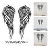 2x Angel Wing Wall Art Collection Birthday Gift Fireplace Crafts Bedroom Decoration Wall Sculpture Wall Mounted Iron Ornament