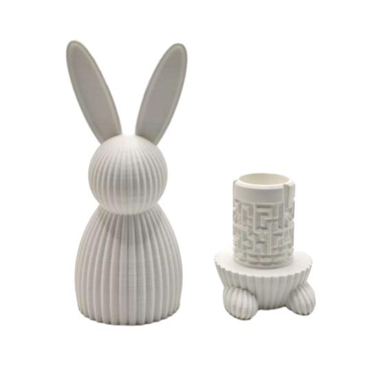 

3D-друкована фігурка кролика зі схованкою Лабіринт у формі кролика Подарункова коробка Навчальна головоломка для зняття стресу Тварина Великодній подарунок