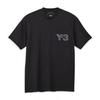 Y-3 Logo Kurzarm-T-Shirt Schwarz Unisex Oberteile JE9282