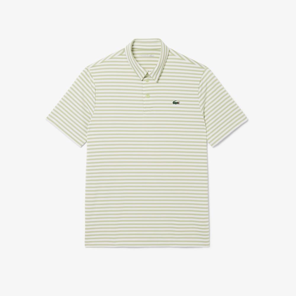 Lacoste Men's Golf Stripe Short-Sleeve Polo Shirt DH3187-56G3IG