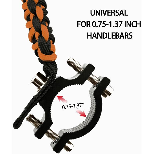 Xislet ATV Grab Strap Compatible With Polaris Sportsman Can Am Outlander Honda Foreman Motocycle Bike ATV Paracord Grip Handle For Kids Universal For