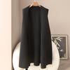 Women's Korean Style Slim-Fit Double-Sided Wool Coat, 30% Cashmere, Spring 2026