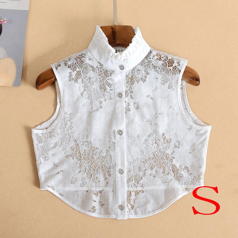 Поддельный воротник Универсальный поддельный воротник Женский кружевной воротник рубашки Грибной воротник Поддельный воротник Кукольный воротник