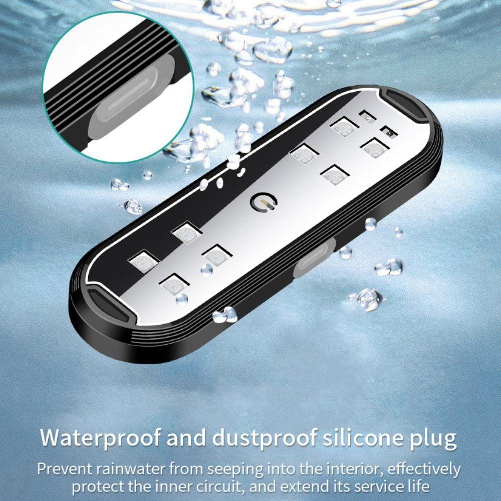 LED Colorful Flashing Interior Ambient Lighting Infrared Sensing Welcome Light Car Door Lights