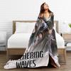 Chisa Wuthering Wave Galbrena Blankets  Super Warm Aesthetic Plush Throw Blanket For Outdoor Picnic Flannel Bedspread Bed Cover