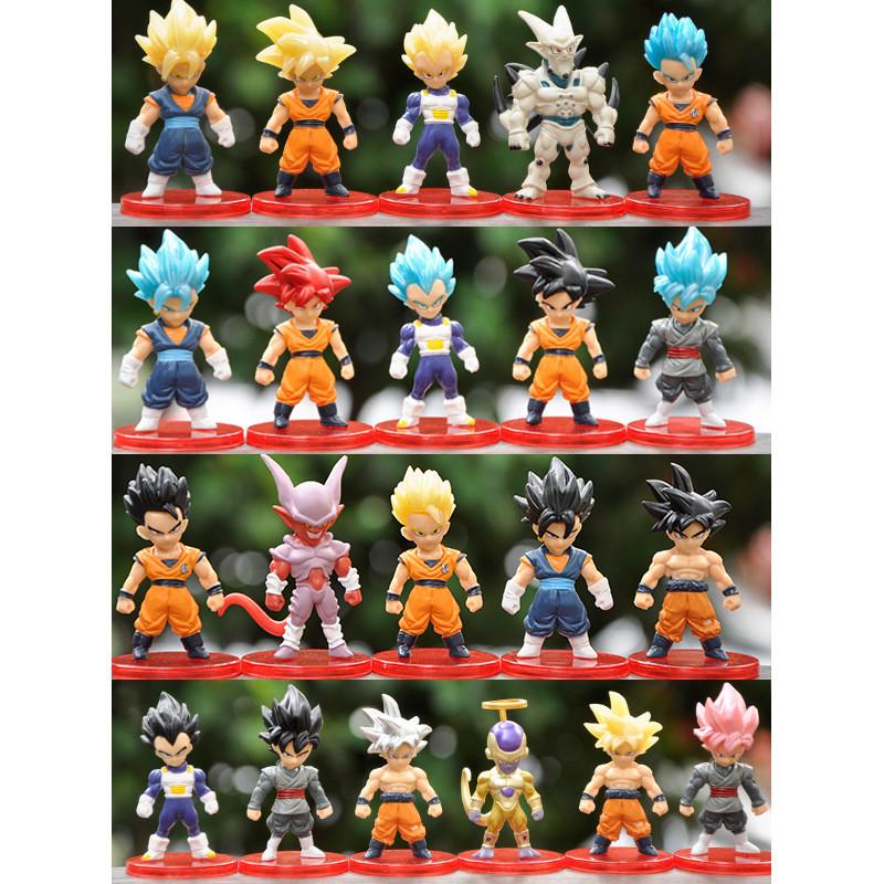 Dragon Ball Anime Figurines Desktop Decor Collectible Kids Birthday Toys Gifts