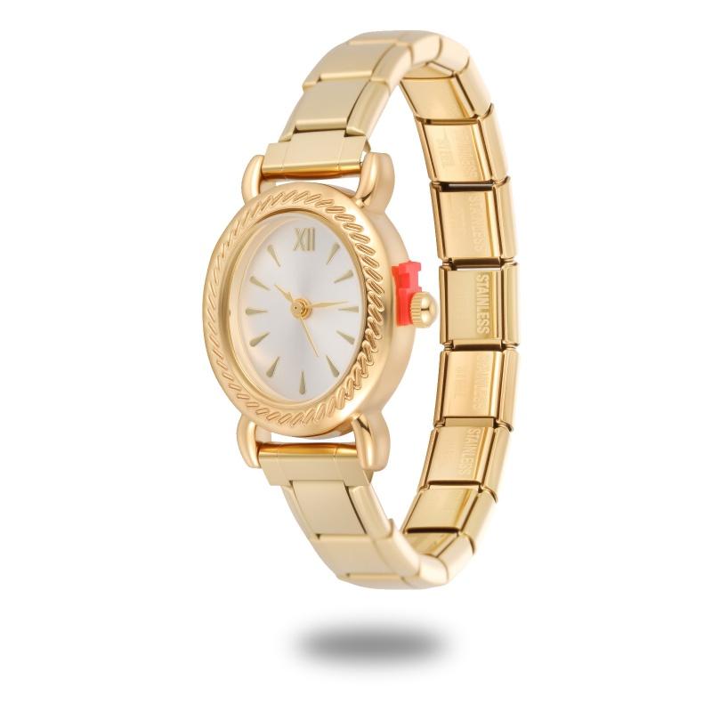 Vintage Luxury High Quality Women's Men's Stainless Steel Windmill Shaped Watch Bracelet For Friend Birthday DIY Jewelry Gifts