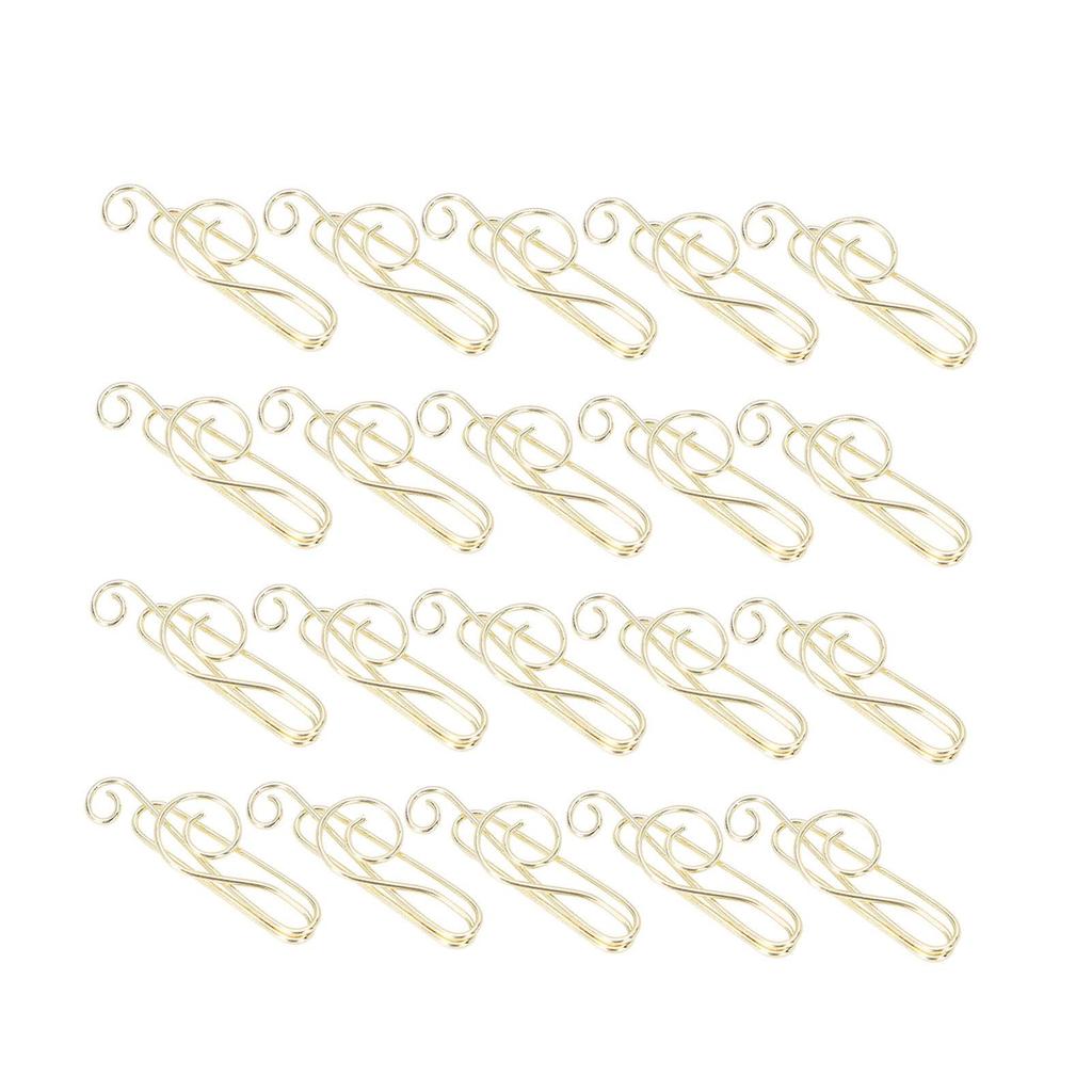 20Pcs Musical Note Paperclip Music Shape Creativity Modeling Metal Craft Supplies