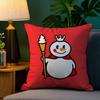 MIXUE Eis & Tee Kissenbezug Plüschstoff Weich Doppelseitiger Druck Sofa Kissenbezug Dekokissenbezüge