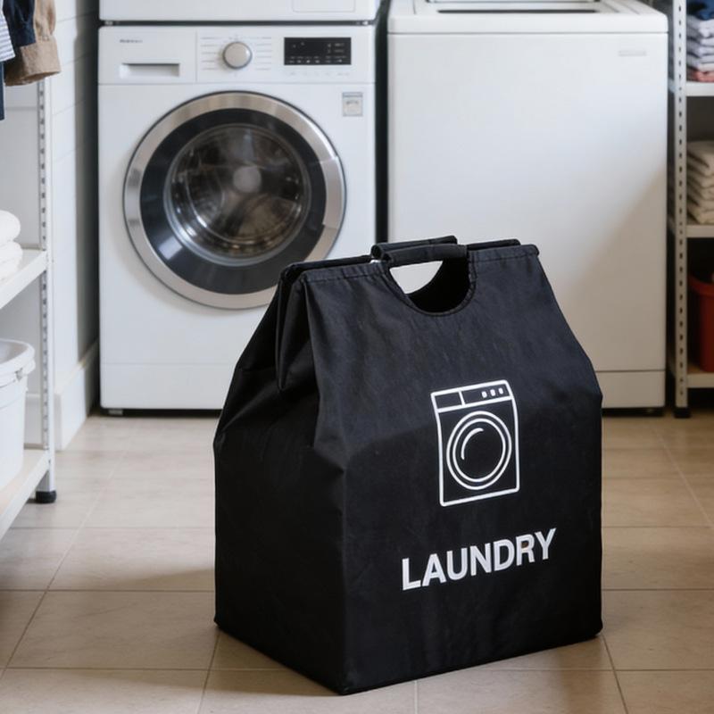 82L Bottle Recycling Bin Trash Can Foldable Storage Bag Laundry Bag Dirty Clothes Storage Deposit Bottles Collection Container