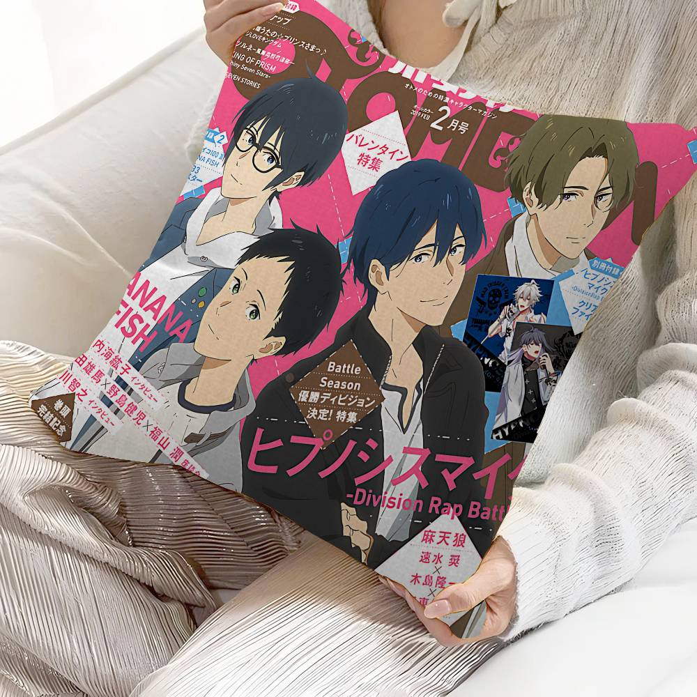 Banana Fish Anime Cushion Cover Decorative Pillow Sofa Home Decor Case Pillow Cases
