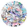 50 Airplane Cartoon Stickers: Cute, Waterproof Travel & Luggage Decals