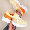 Breathable Platform Sneakers Knitted Chunky Shoes for Women Men Leisure Walking Shoes Trendy Socks Shoes Non-slip Wear-resistant