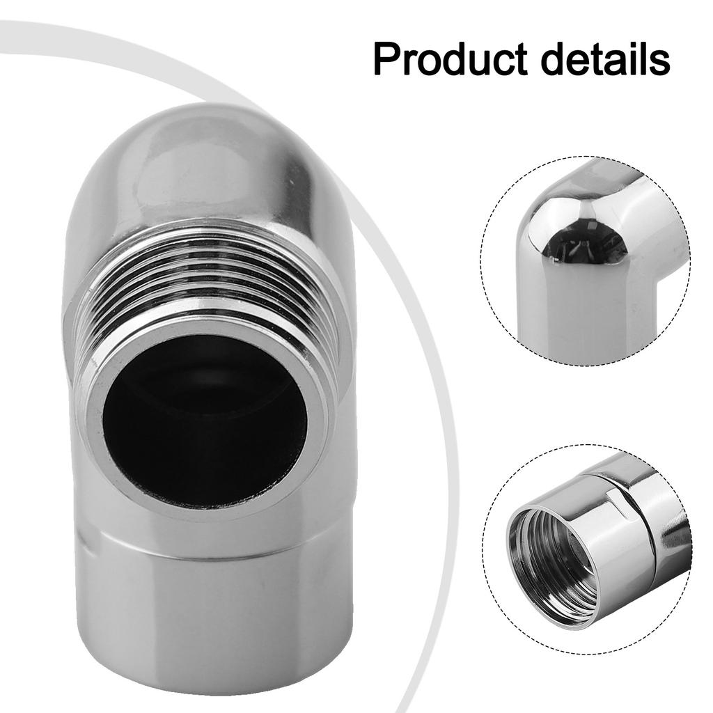 For Handheld Shower Shower Head Angle Adapter As Shown In The Picture Easy Installation High-quality Materials