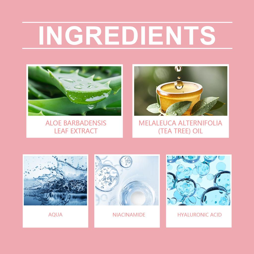Niacinamide Anti-Acne Serum, Gentle Acne Treatment Serum for Face, Improve Blemishes & Moisturizing Repair Essence