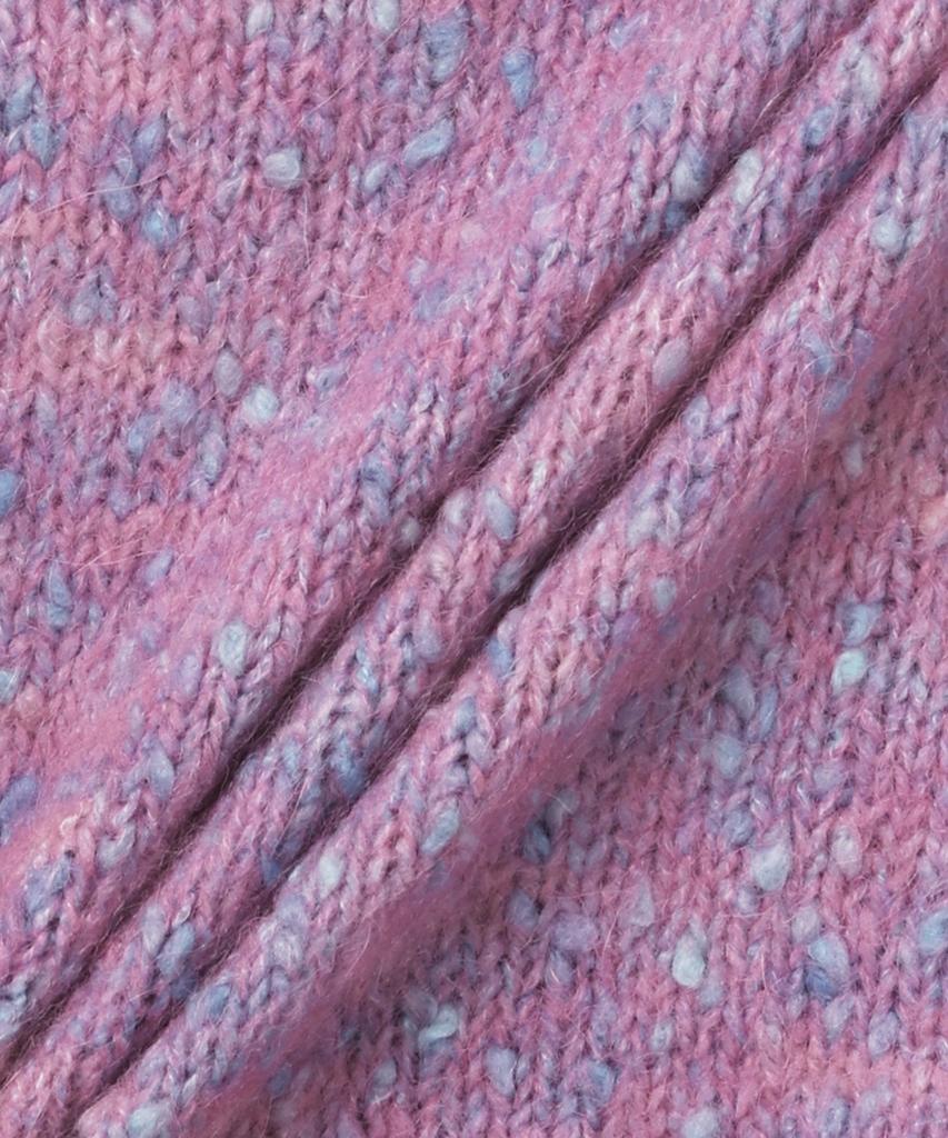 Gani Alpaca Cotton Mix O-Neck Knit - Rose Violet / K2318295