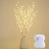Lighted Birch Branches Battery Operated with Timer 32IN 120 LED Warm White Artificial Twig Branch with Fairy Twinkling Lights for Christmas Holiday