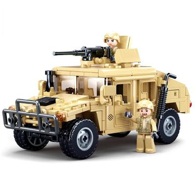265 pçs ww2 militar swat h1 assalto armadura veículo criação de carro tijolos soldado do exército guerra blocos de construção brinquedos educativos para meninos