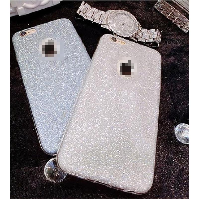 Glitter Silicone Clear Tpu Mobile Phone Cases For Iphone 5 5s 6 6s 6plus 7plus 7