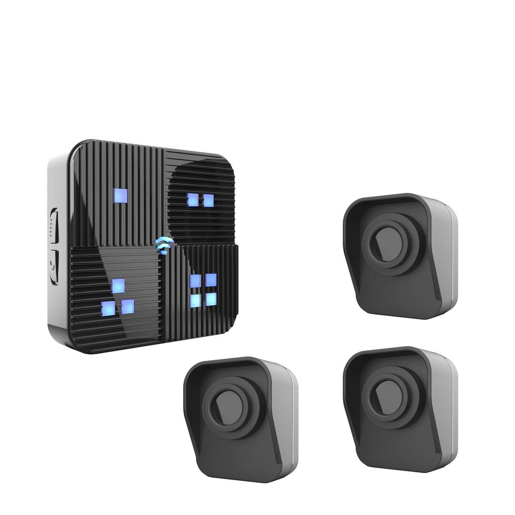 Allarme Viale Wireless Impermeabile IP65 Con Sensore di Movimento PIR Rilevamento Fino a 800 Metri Sistema di Allarme di Sicurezza