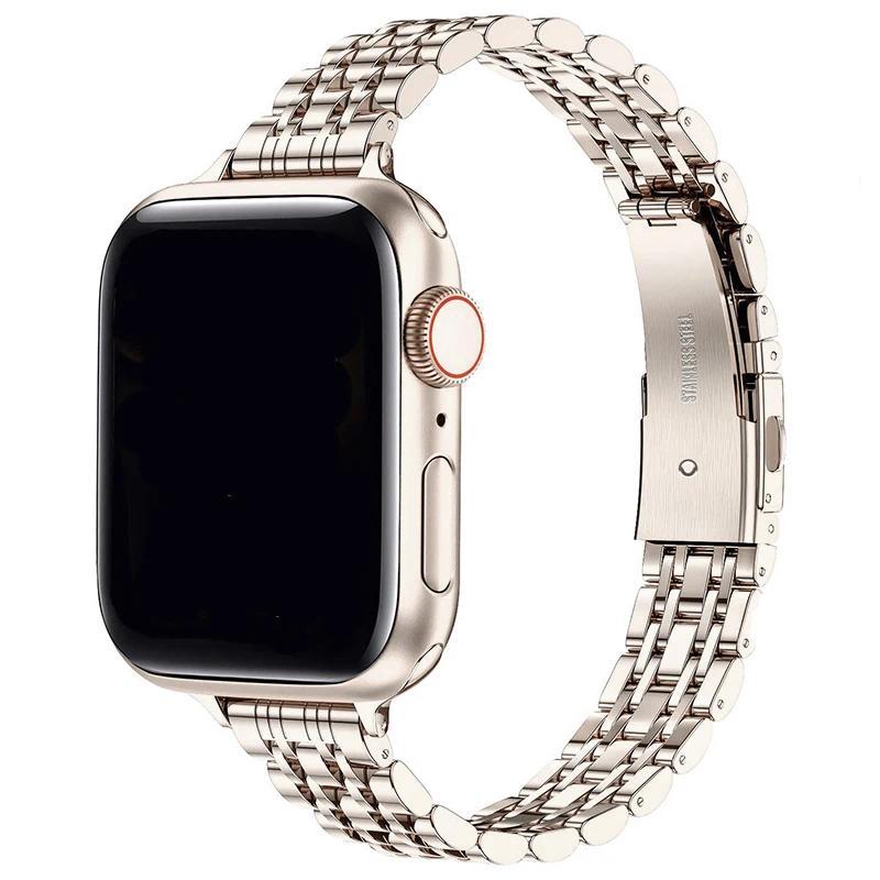 Stainless Steel Strap for Apple Watch  S11 S10 42mm 46mm 49mm 42 44 45mm 41mm Women Metal Bracelet IWatch 11 10 9 8 7 6 SE 5 4