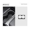Water Cup Frame Cover for Tesla Model 3 Highland 2024 2025 Alcantara Suede Center Control Drinks Cup Patch Sticker Accessories