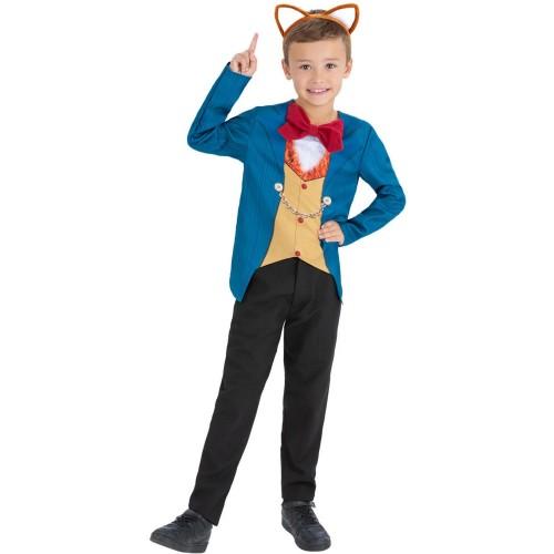 Smiffys Conjunto de fantasias de raposa para cavalheiro infantil/criança 4-6 Years castanho/azul