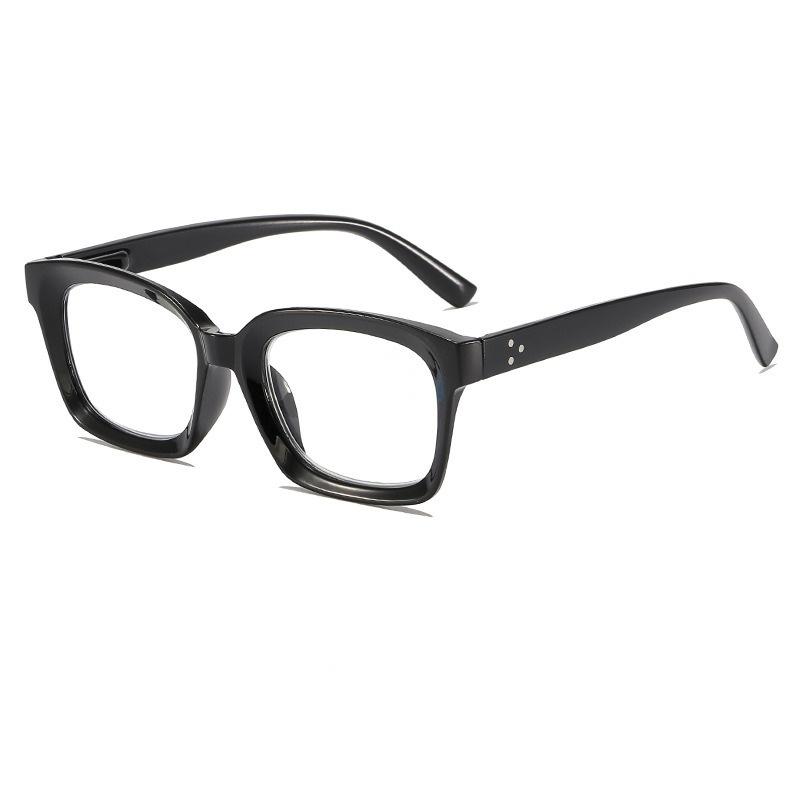-0.5 -0.75 To -6.0 Anti Blue Light Square Prescription Spectacles Women Men Spring Leg Farsightedness Glaasses +0.5 +1.0 To +4.0