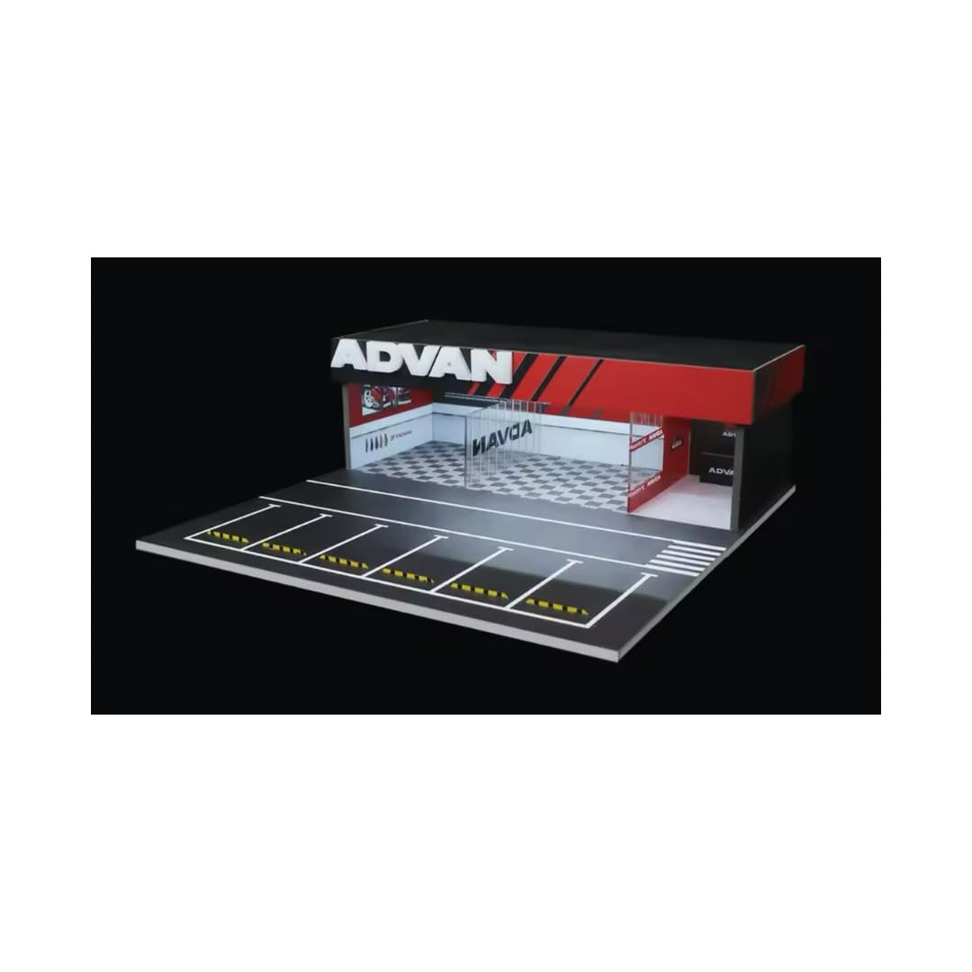 

1/64 Scale Garage MO936100A Moreart LBWK Model Pit Diorama Diecast Car (B) [Parallel Import]