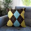 Argyle Cushion Cover Comfortable Reversible Pillow Cover Ideal for Car Sofa Bedroom  Beyond