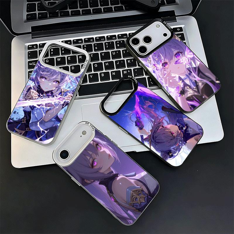 Genshin Impact Keqing Shockproof Phone Case for iPhone 17 Air 16 16E 15 Pro Max 14 Plus 13 Mini 12 Back Cover Anti Fall Fundas