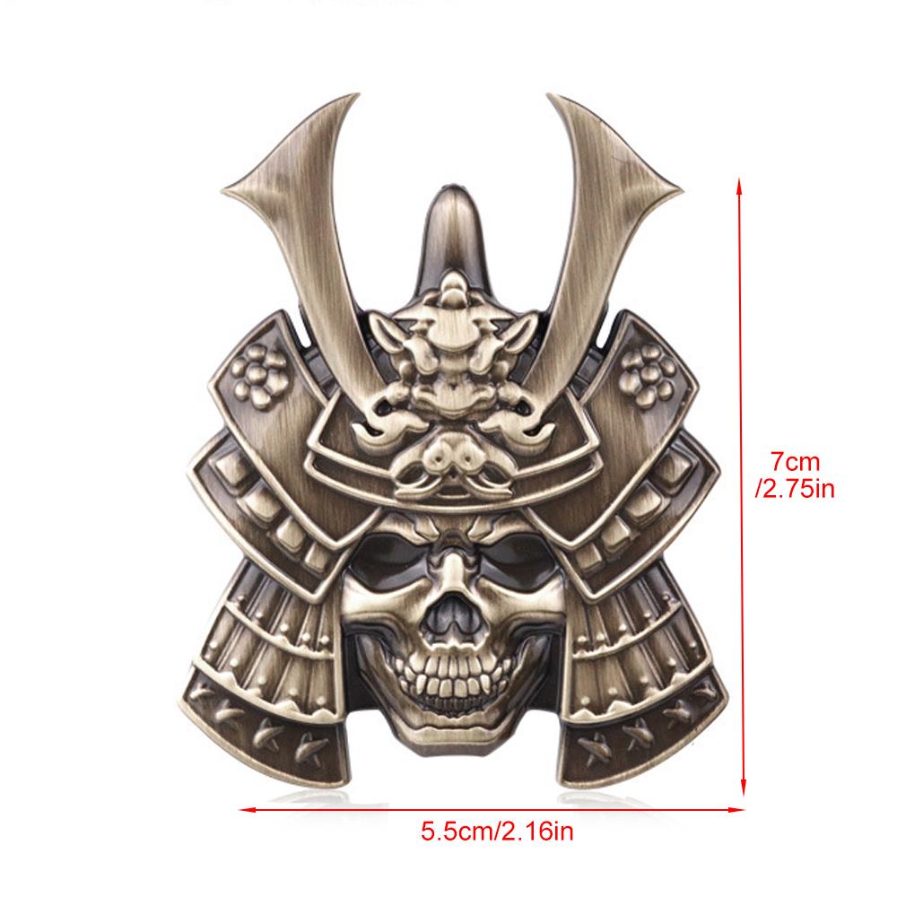 3D Autoaufkleber Premium Krieger Metall Auto Seitenkotflügel Heckklappe Totenkopf Emblem Abzeichen Aufkleber für jedes Fahrzeug LKW Auto Motorrad Wohnmobil