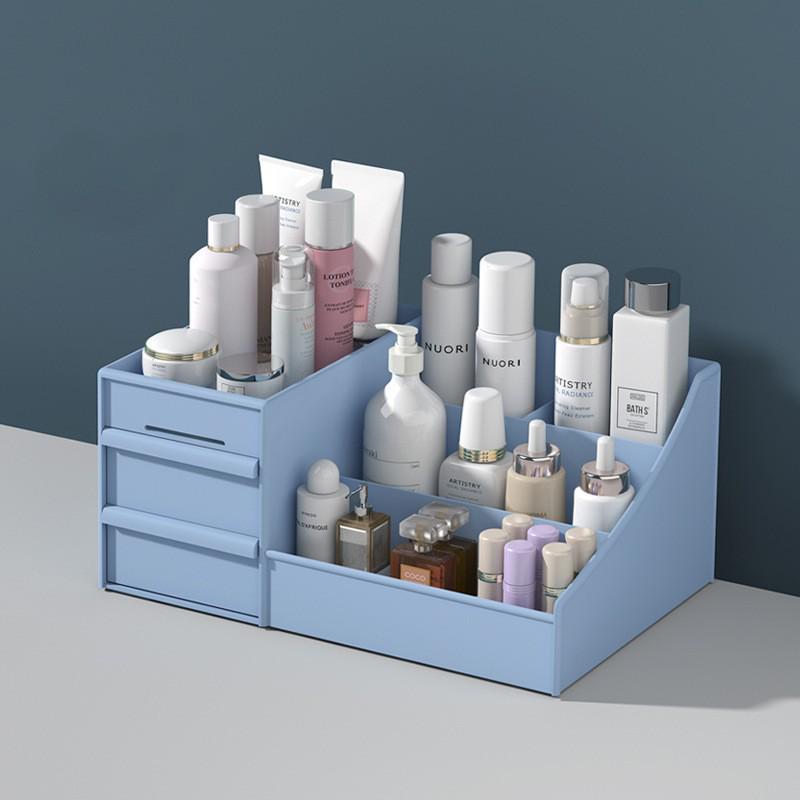 Multifunctional Drawer Plastic Cosmetic & Skincare Storage Organizer