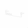 Lavatory Mirror Organizer Iron Material Cabinet Hanger Easy to Install Hair Accessory