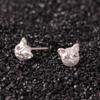 Lovely Cat Ear Studs Fashion Design Earrings 3 Colors Cat Ear Studs Pair