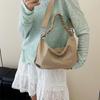 Solid Color Nylon Crossbody Bag Leisure Women's Handbags Simple Pleated Shoulder Bag  Teenagers