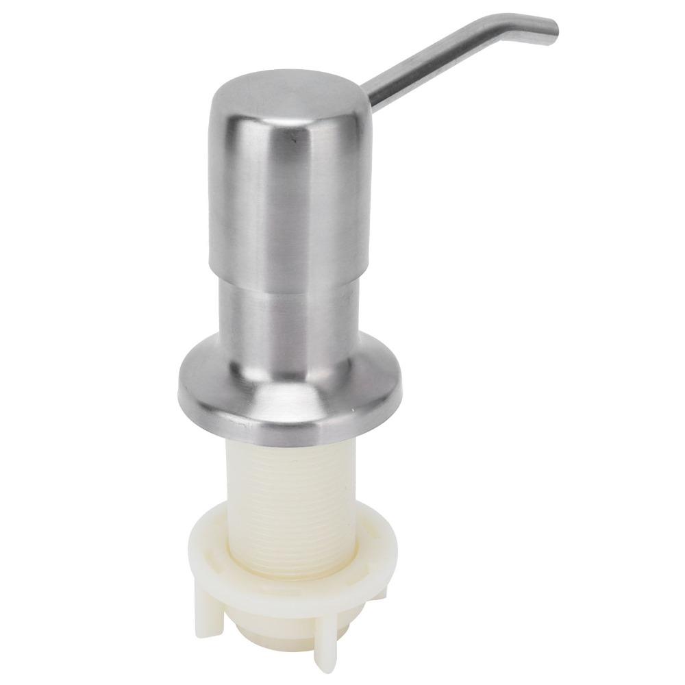 Extension Tube 3.94ft Soap Pump Head Kit Silicone Tube Built-In Soap Dispenser  Countertop