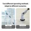 Retractable Handheld Electric Cleaning Brush for Bathroom and Floor